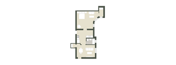 1 Bedroom - 1 Bathroom