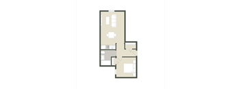 1 Bedroom - 1 Bathroom