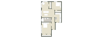 2 bedroom - 1 Bathroom