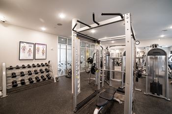 Fully Equipped Fitness Center at The Foundry, South Bend