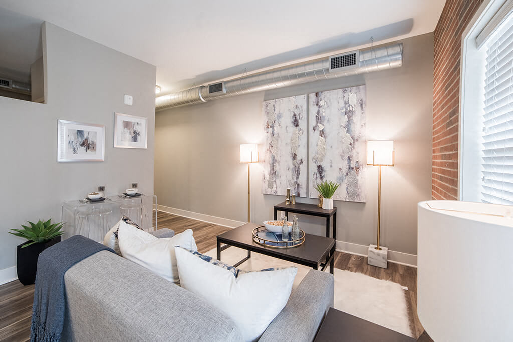 Gorgeous Living Room, at The Foundry, South Bend, IN 46617