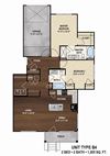 2 BR 2 BA 1205 sq ft Bluewater Floorplan availability