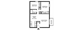2 Bed 1 Bath Medium