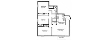 3 Bed 2 Bath Small