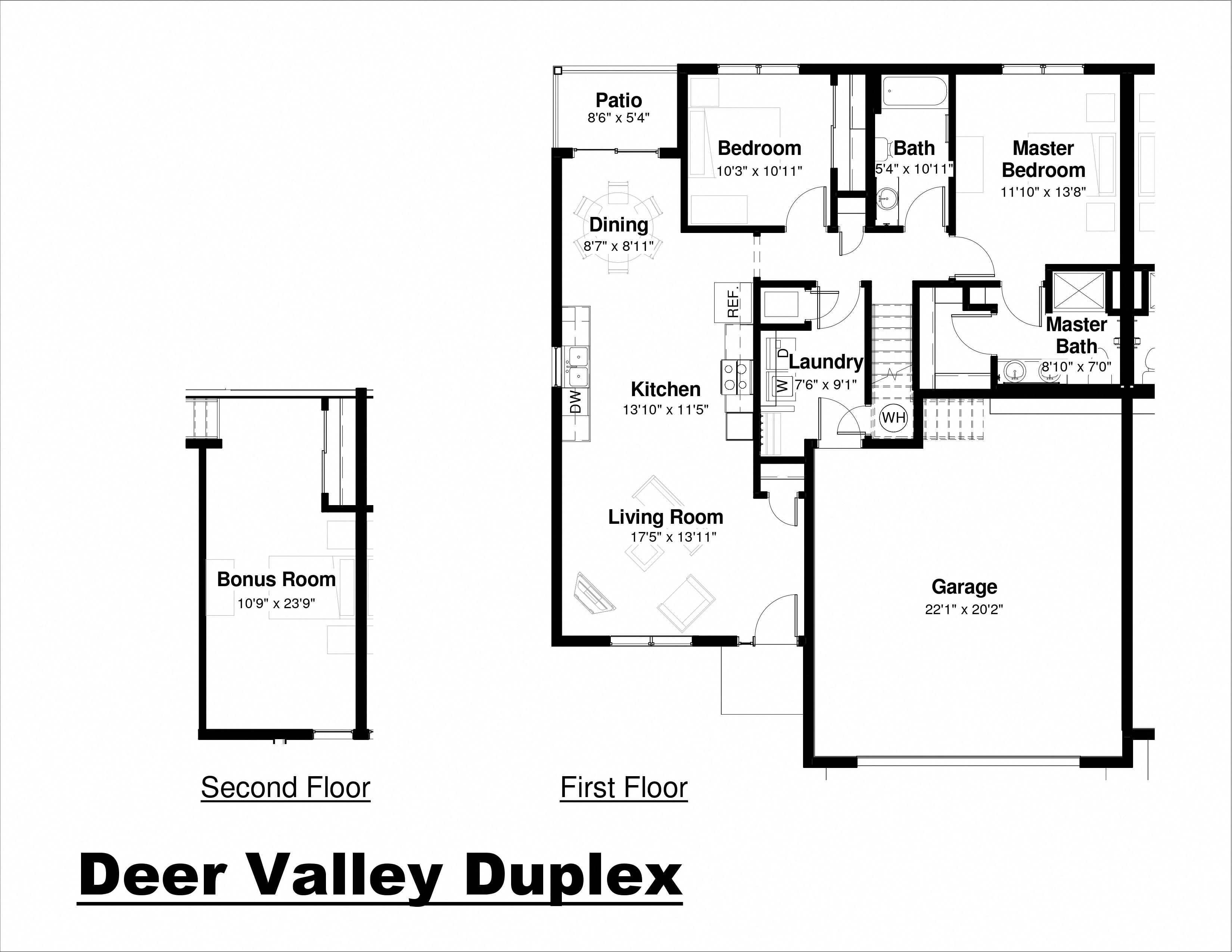 3 Bedroom Duplex