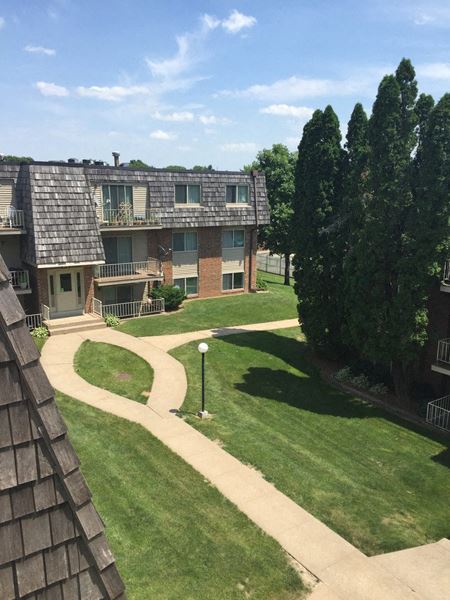 Aerial Exterior View Aerial Exterior View at Westgate Villa, Iowa City, Iowa - Photo Gallery