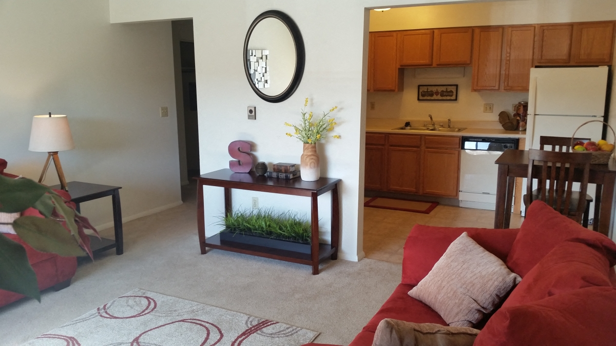 Seville Living Room 5 at Seville Apartments in Iowa City, IA