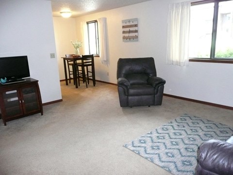 Living Room With Dining Area at Parkside Manor, Iowa, 52241