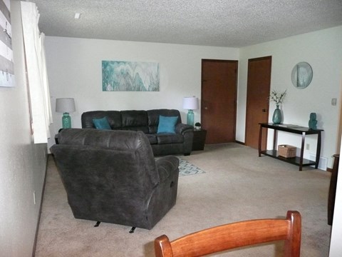 Classic Living Room Design at Parkside Manor, Coralville, IA, 52241