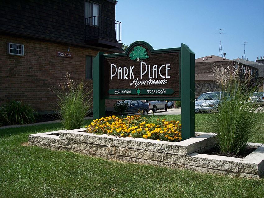 Park Place Main Sign 5th Street at Park Place, Coralville, IA - Photo Gallery 1