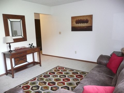 Resort Style Living Rooms at Park Place Apartments, Coralville, Iowa