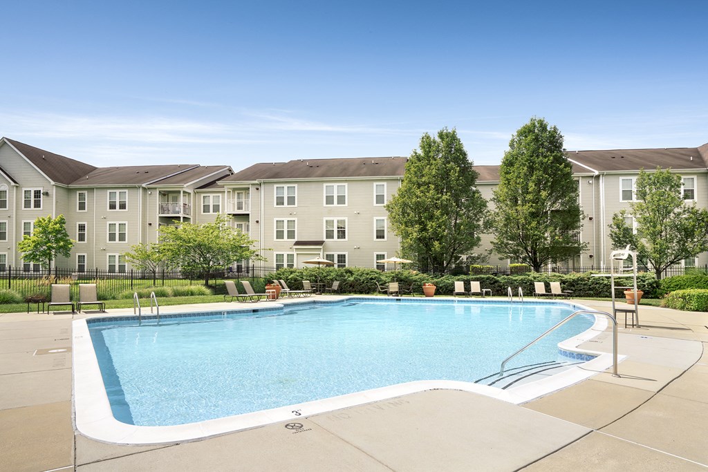 Swimming Pool And Sundeck Swimming Pool And Sundeck at The Apartments at Wellington Trace, Frederick, MD, 21703
