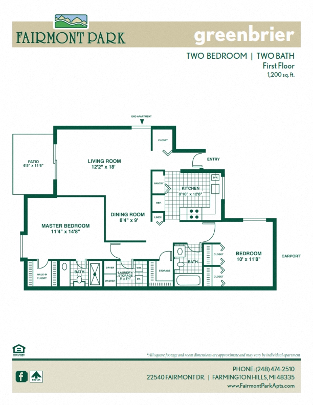 Greenbriar First Floor