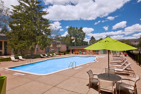 our resort style swimming pool is open to the community