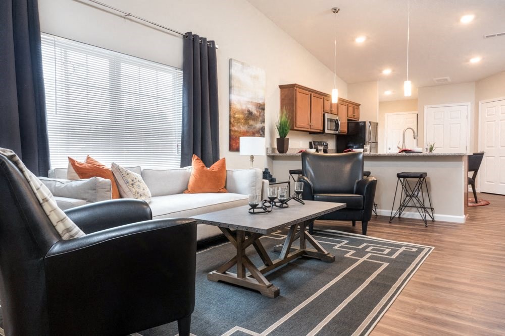 White Lake MI Apartment Rentals Redwood Worthington Crossing Living Room