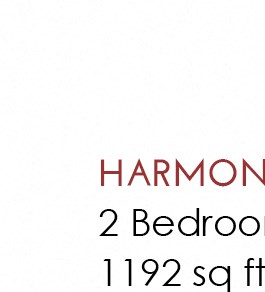 Harmony - 2 Bedroom Garden Harmony - 2 Bedroom Garden