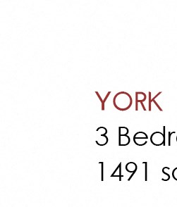 York - 3 Bedroom Townhome