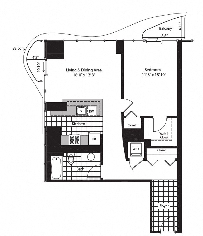 225 N. Columbus Drive Studio-2 Beds Apartment for Rent - Photo Gallery 48