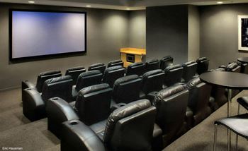 Media Room with Theater-Style Seating