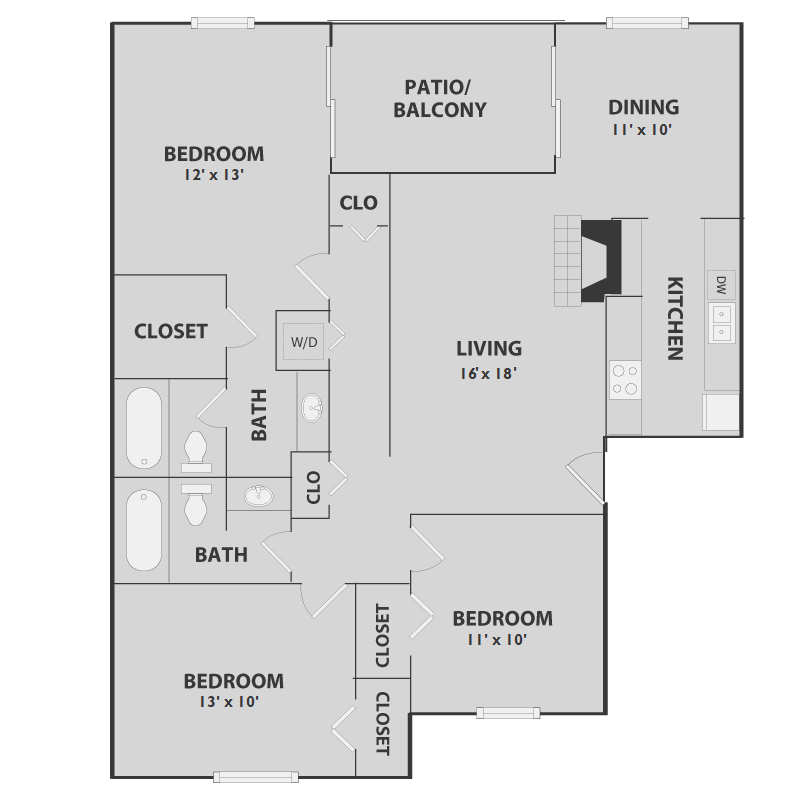 6100 Glenview Dr. 1-3 Beds Apartment for Rent - Photo Gallery 26