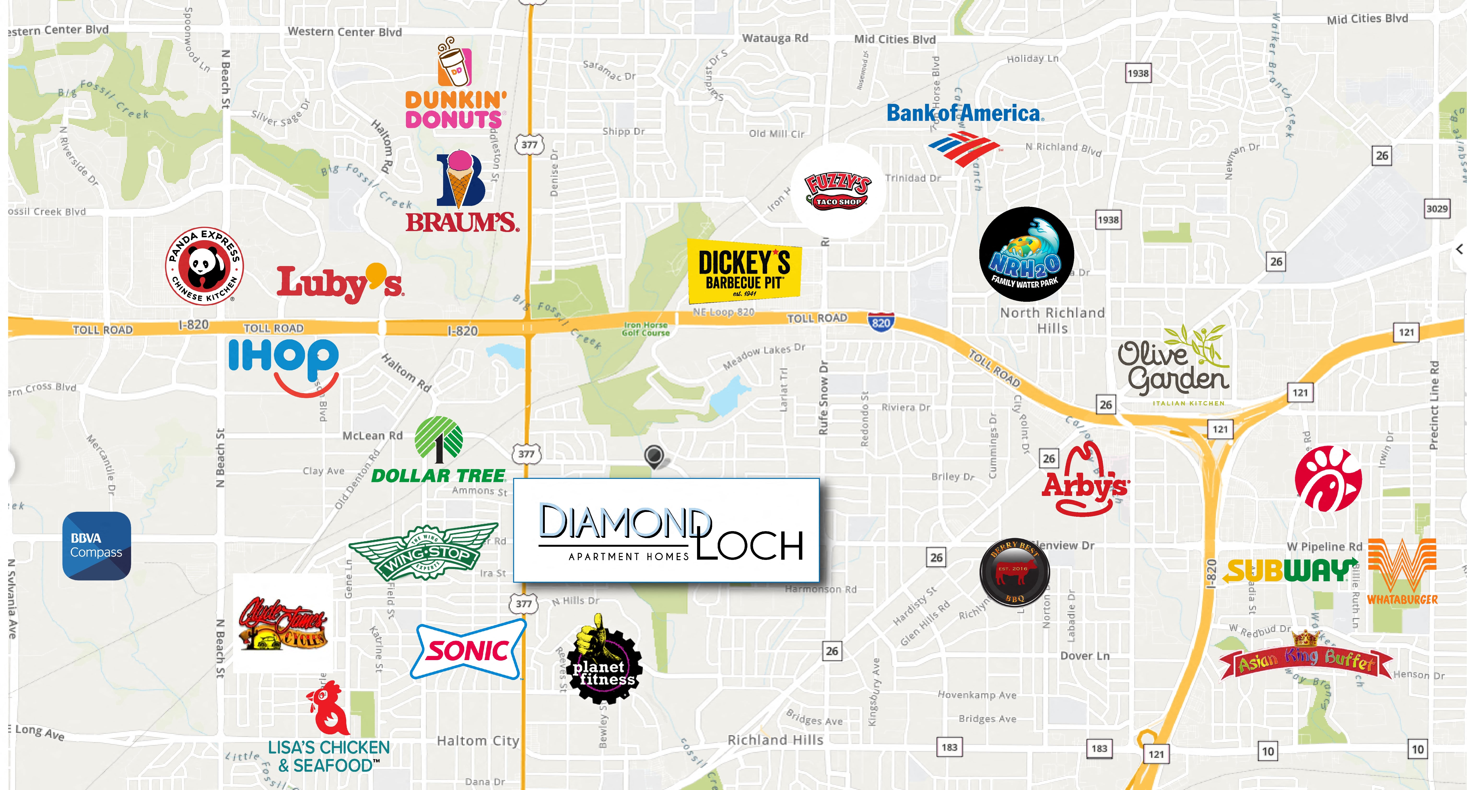 Diamond Loch Apartments Maps