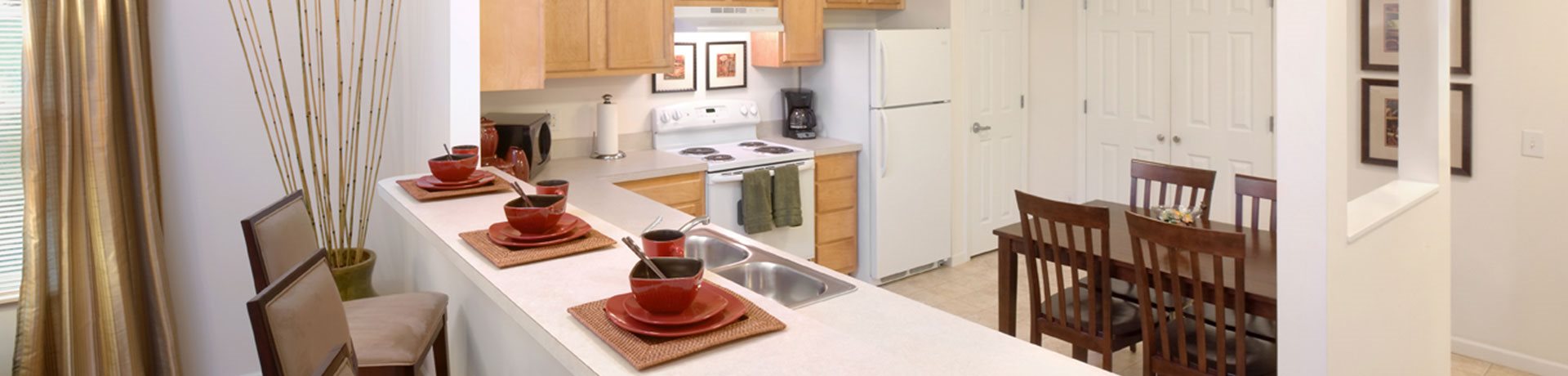 2 Bed Single Story Apartment Rental Floor Plans In Fort Wayne