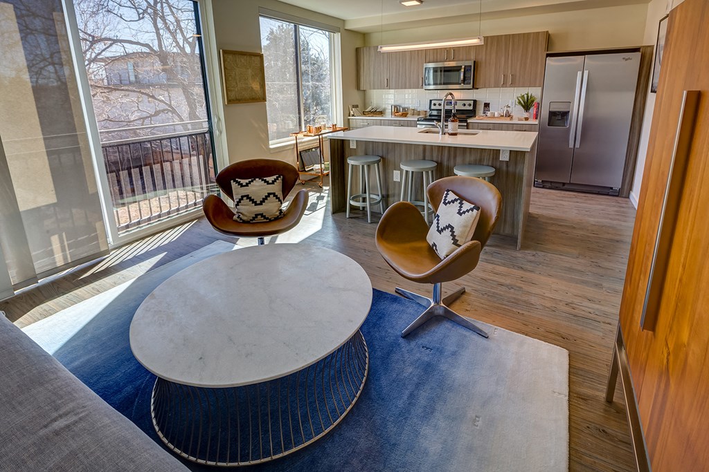 Colewood-Apartments Living Room Table