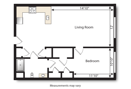 Colewood_FloorPlan_203_204_205 715sqft