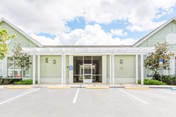 parking spaces in front of St. Anthony Garden Court entrance