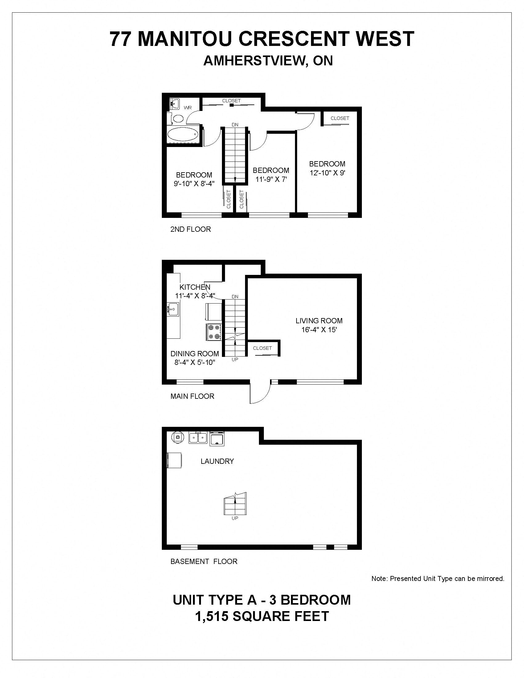 77 Townhome 3A