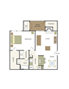 1 Bedroom | 1 Bath B