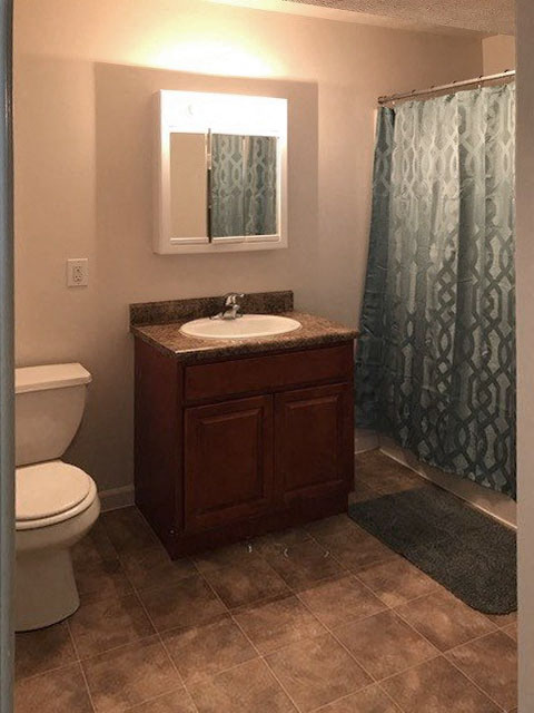 Remodeled bathrooms