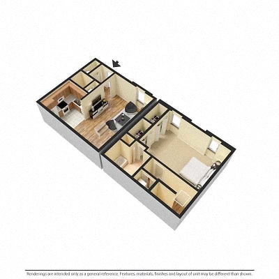 Two bedroom towhome