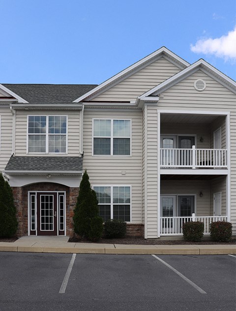 Apartments with private balconies.