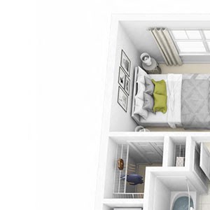 2 Bed 2 Bath ELATE W/GARAGE Floor Plan 2 Bed 2 Bath ELATE W/GARAGE Floor Plan at Altis Lakeline, Cedar Park, Texas