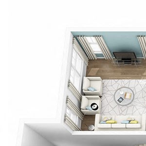 3 Bed 2 Bath RHAPSODY W/GARAGE Floor Plan 3 Bed 2 Bath RHAPSODY W/GARAGE Floor Plan at Altis Lakeline, Cedar Park, TX
