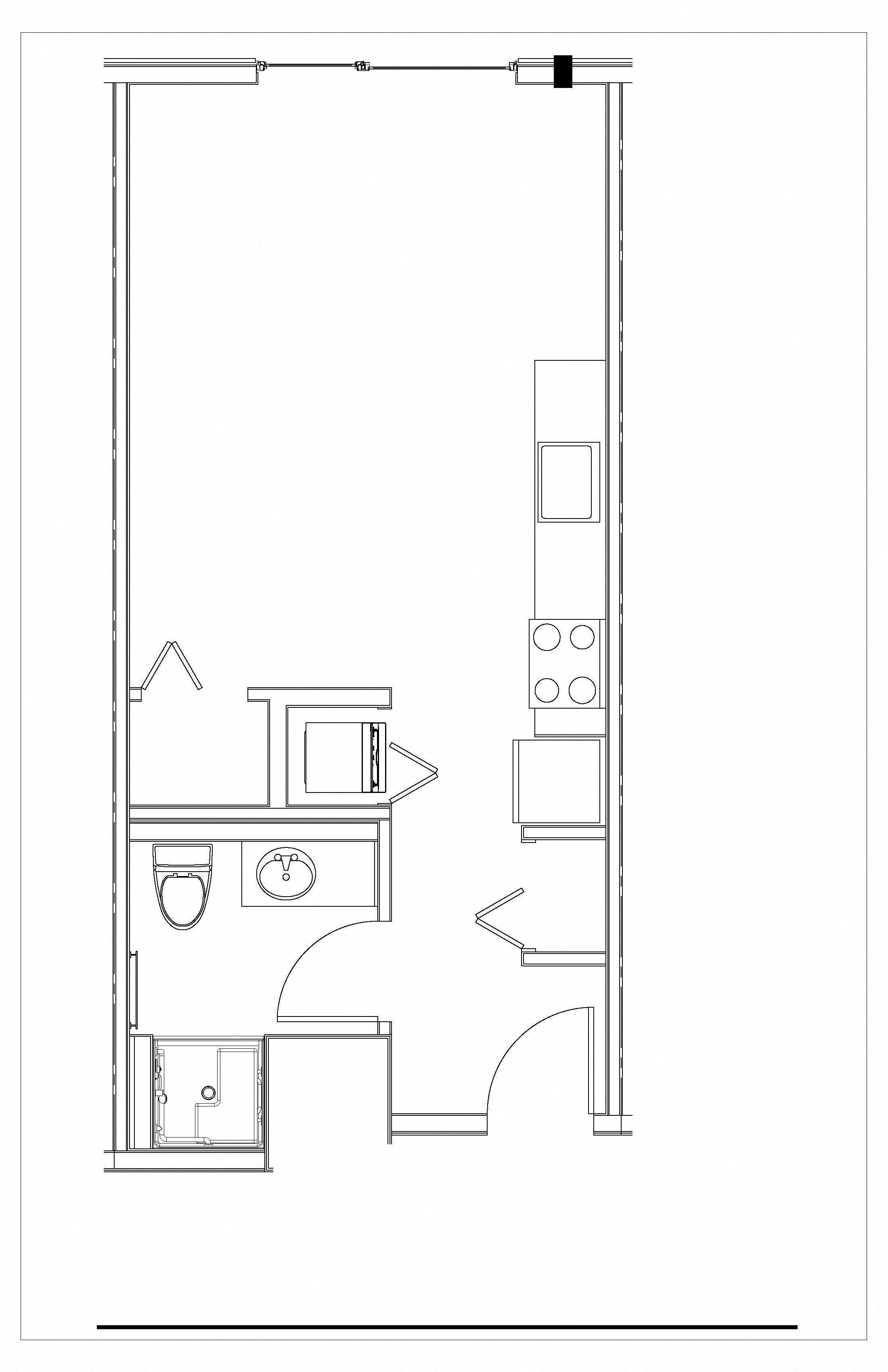 Studio, 1 Bath-A-SH