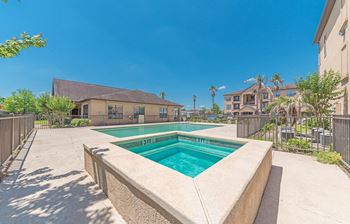 swimming pool Parkway Senior Apartments in Pasadena TX