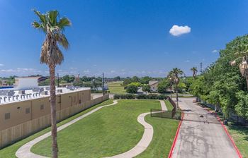 walking track Parkway Senior Apartments in Pasadena TX