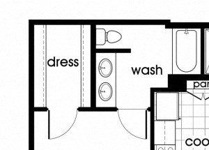 B1 Floorplan for Parkway Senior Apartments in Pasadena TX