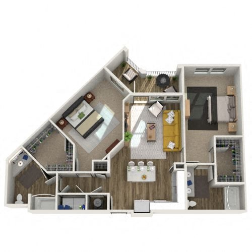 Floor Plans of Westhouse in Fort Worth, TX