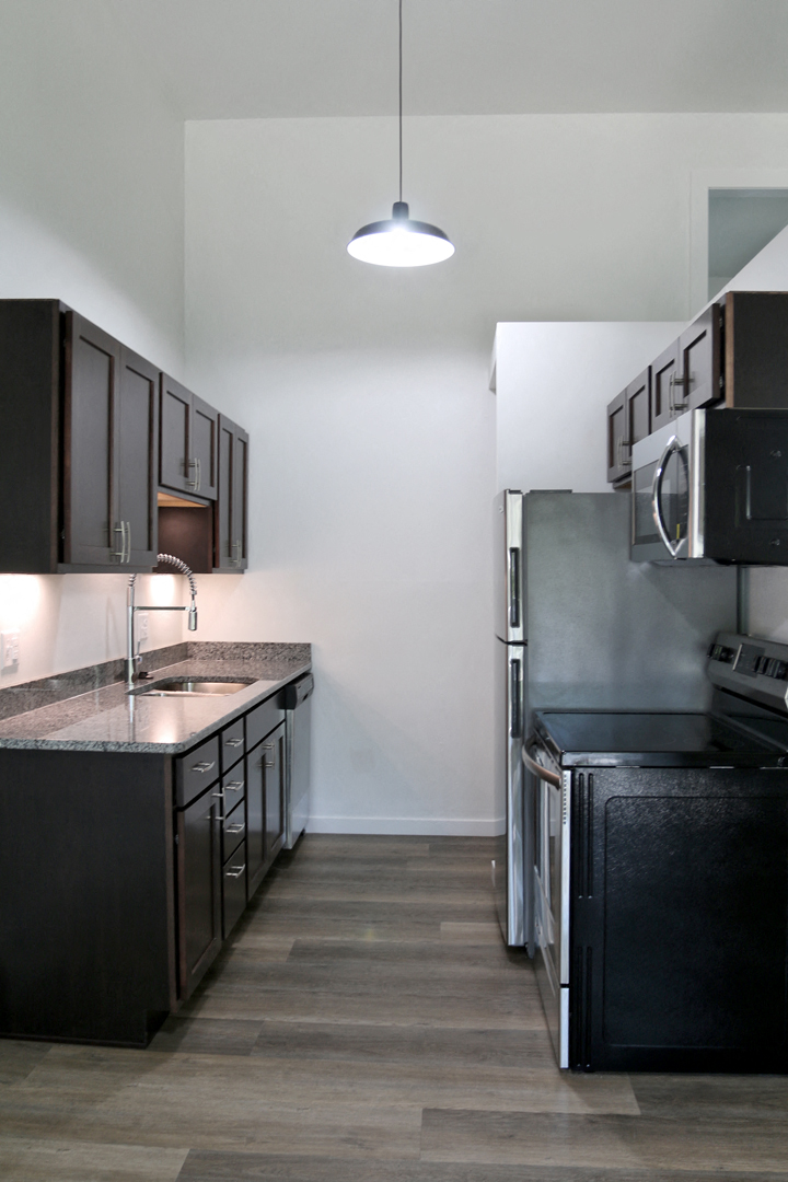 University Lofts Kitchen