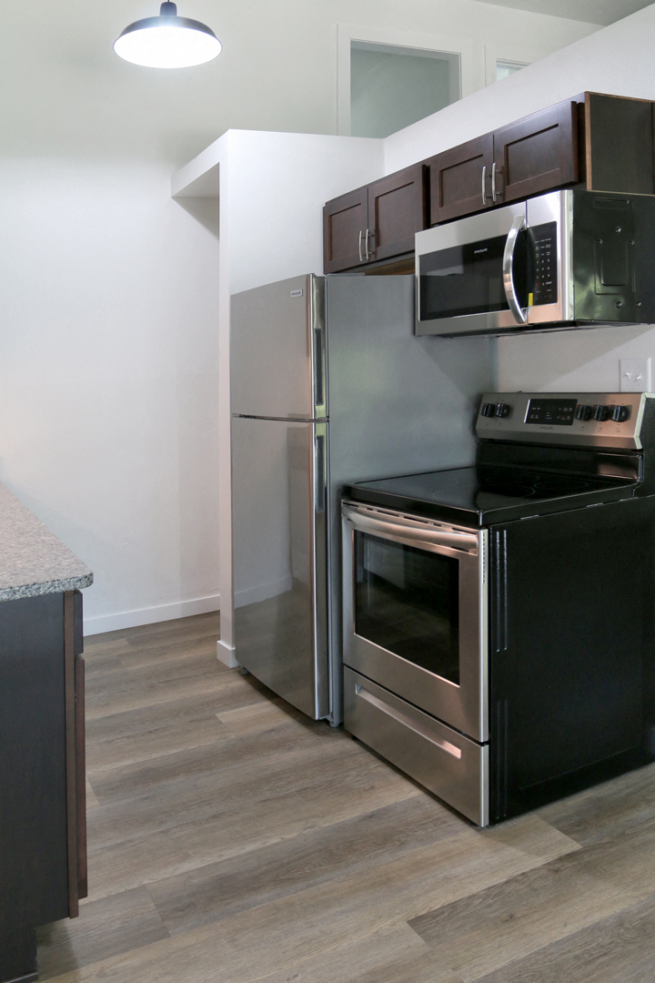 University Lofts Kitchen