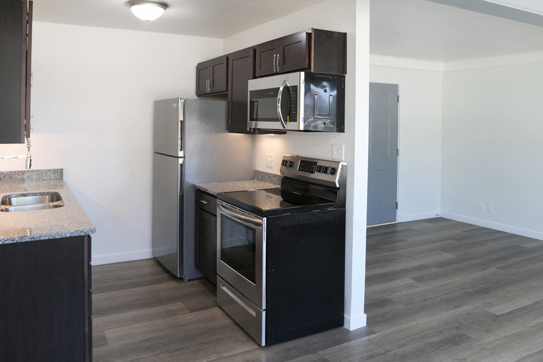 University Lofts Kitchen