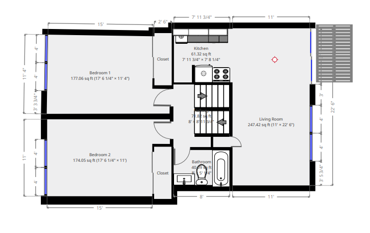 2 Bedroom Loft