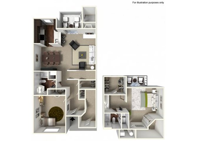 2/2TH Floor Plan 6