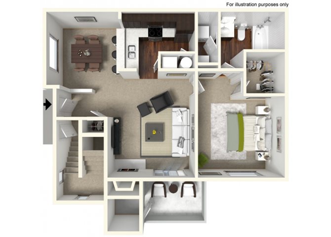 1/1A Floor Plan 1