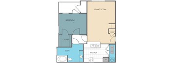 1 Bed 1 Bath