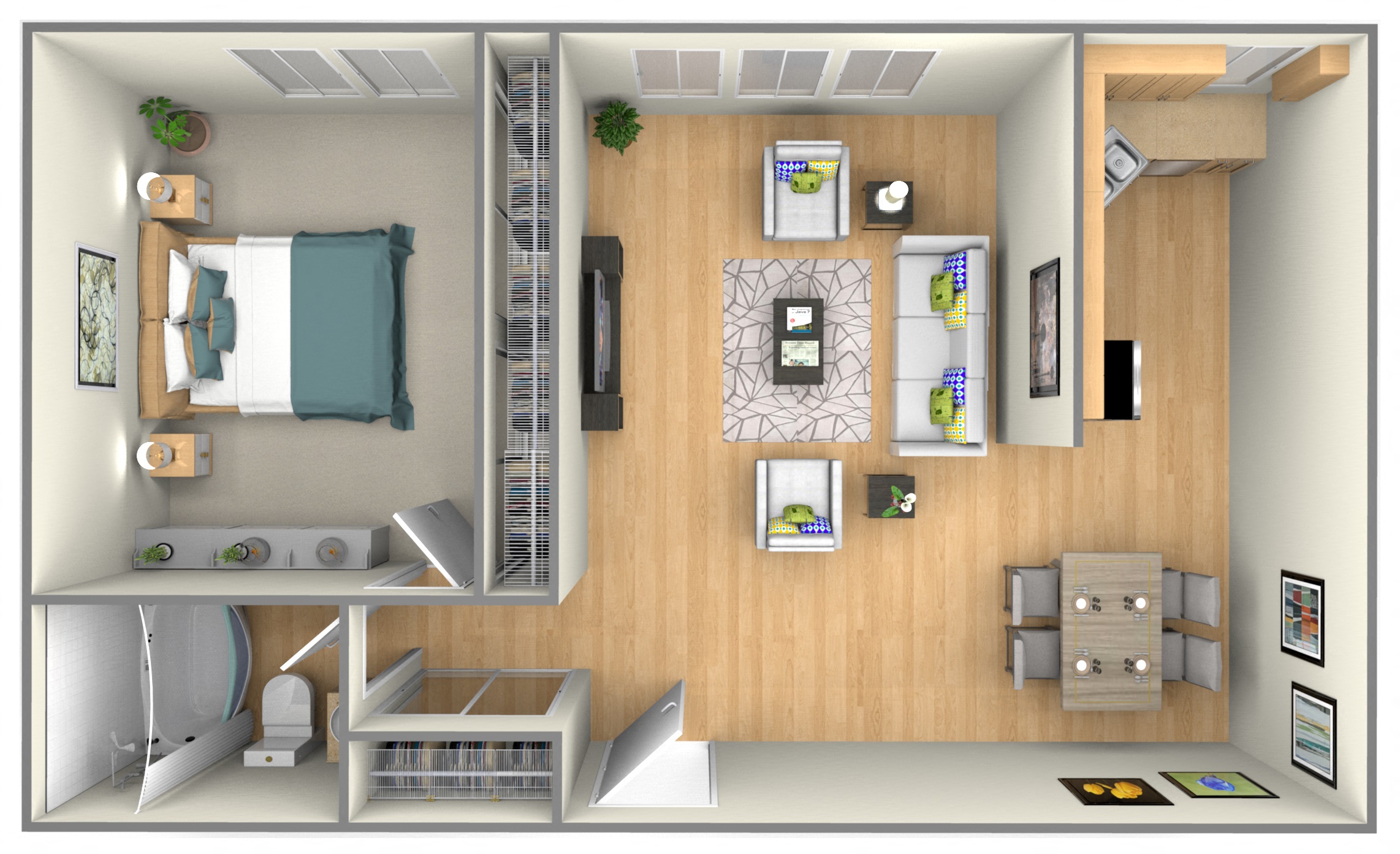 Enclave 1 Bedroom RENOVATED