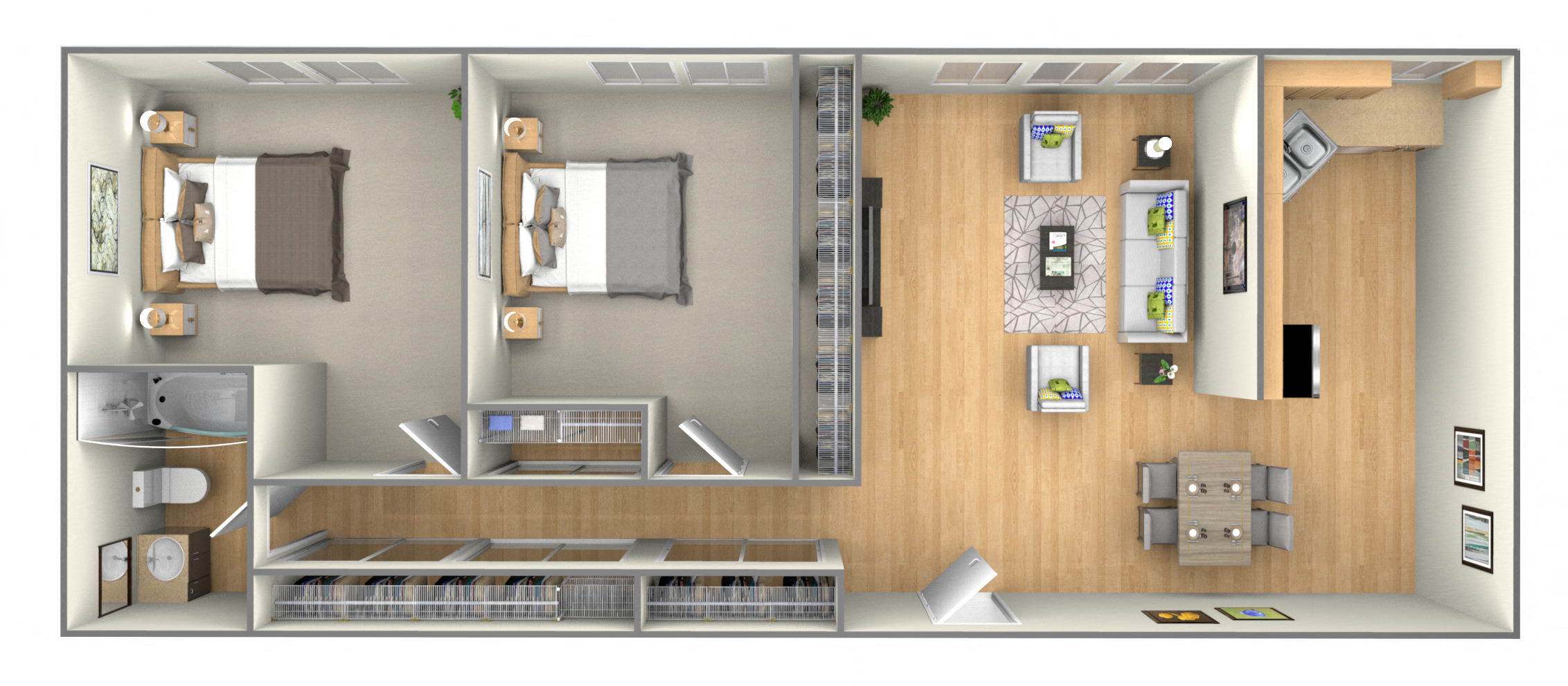 Enclave 2 Bedroom RENOVATED